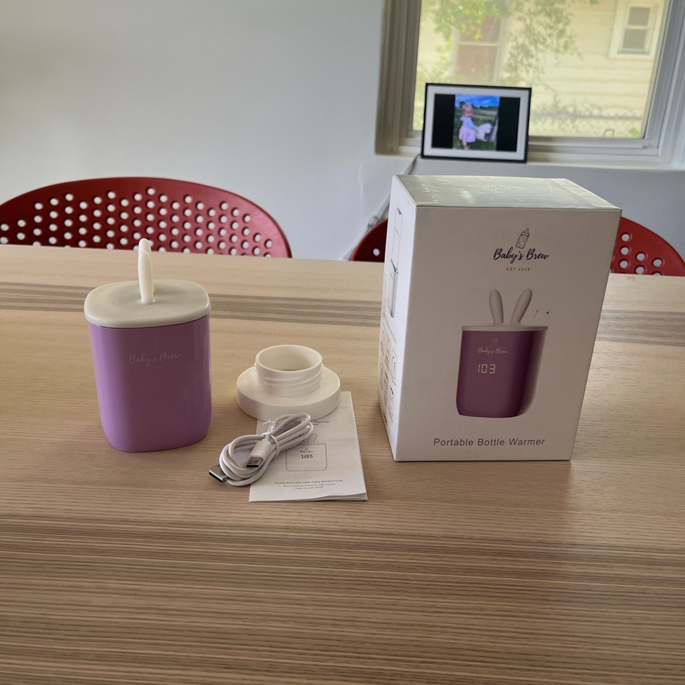 Baby’s Brew portable bottle warmer with adapter ring